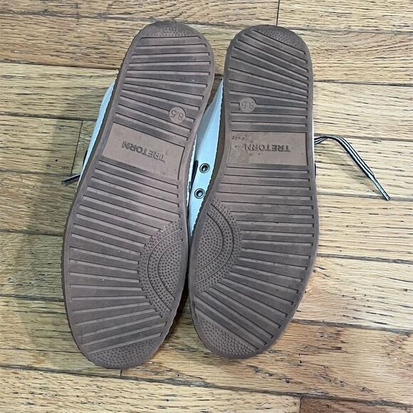 Tretorn Nylite Plus Men's Sneakers White/Navy Size 8.5 M Casual Shoes - Picture 8 of 8